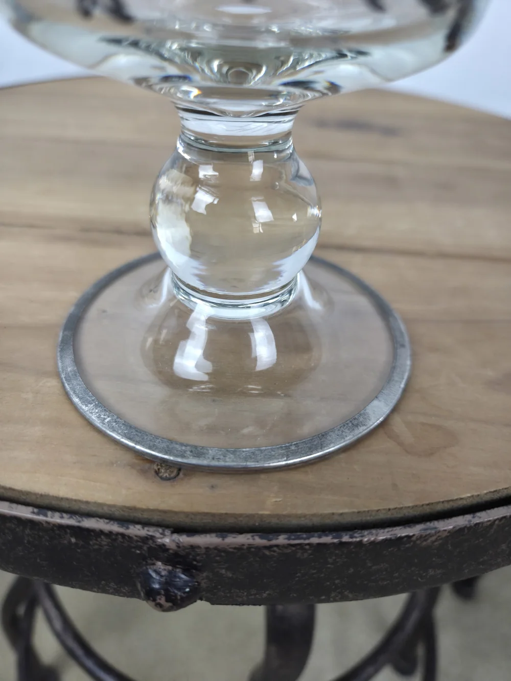 Crystal Floral Glass Goblet - Decorative Drinkware